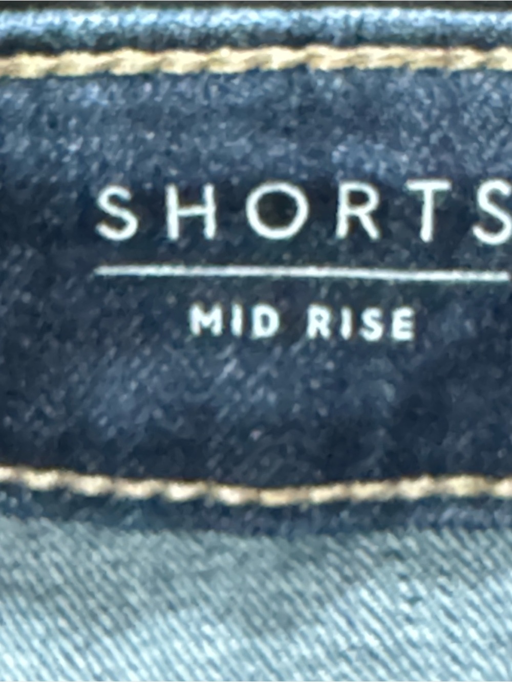 Classic Dark Wash Denim Shorts - Button Front W18”, R 10” - Picture 6 of 9